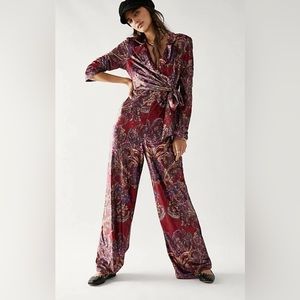 - Free people Delphine velvet jumpsuit